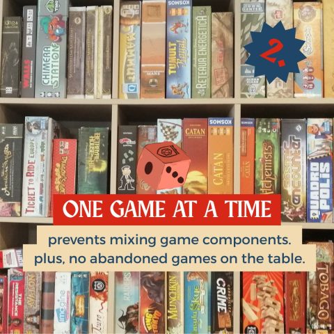 House rule 2: One game at a time