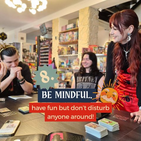 House rule 8: Be mindful of other guests